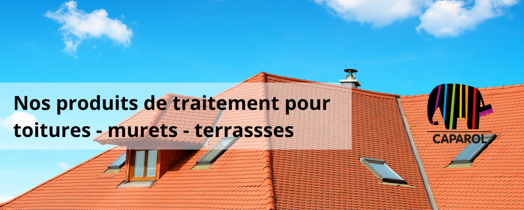 nos produits de traitement toitures-murets-terrasses
