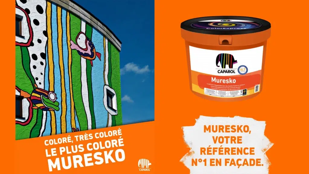Peinture façade Muresko Caparol
